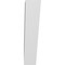 Ekena Millwork 5 1/2-in. W x 18-in. D x 26-in. H Traditional Architectural Grade PVC Knee Brace BRCP055X18X26TRA - alternate 3